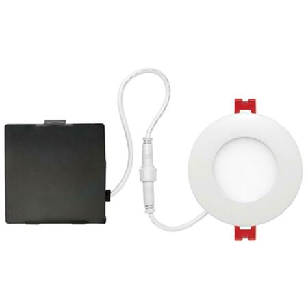 GLOBE ELECTRIC 3 In. White Led Integrated Ultra Slim Recessed Kit 235680